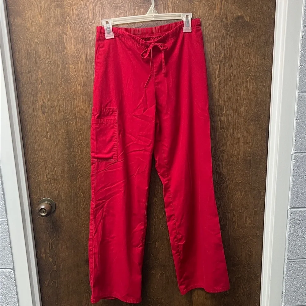 SB scrubs Red Scrub Set size small top extra small bottoms - Picture 5 of 7